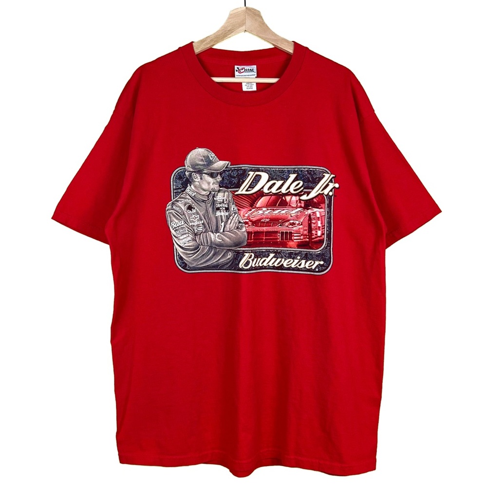 Vintage Early 2000s Dale Jr. Budweiser NASCAR Shirt!